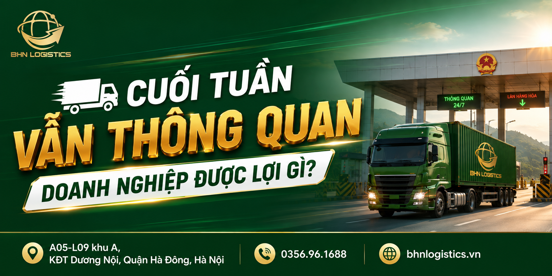 Nhập hàng Trung Quốc cuối tuần vẫn có thể được xử lý thủ tục tại một số đơn vị, giúp doanh nghiệp chủ động tiến độ