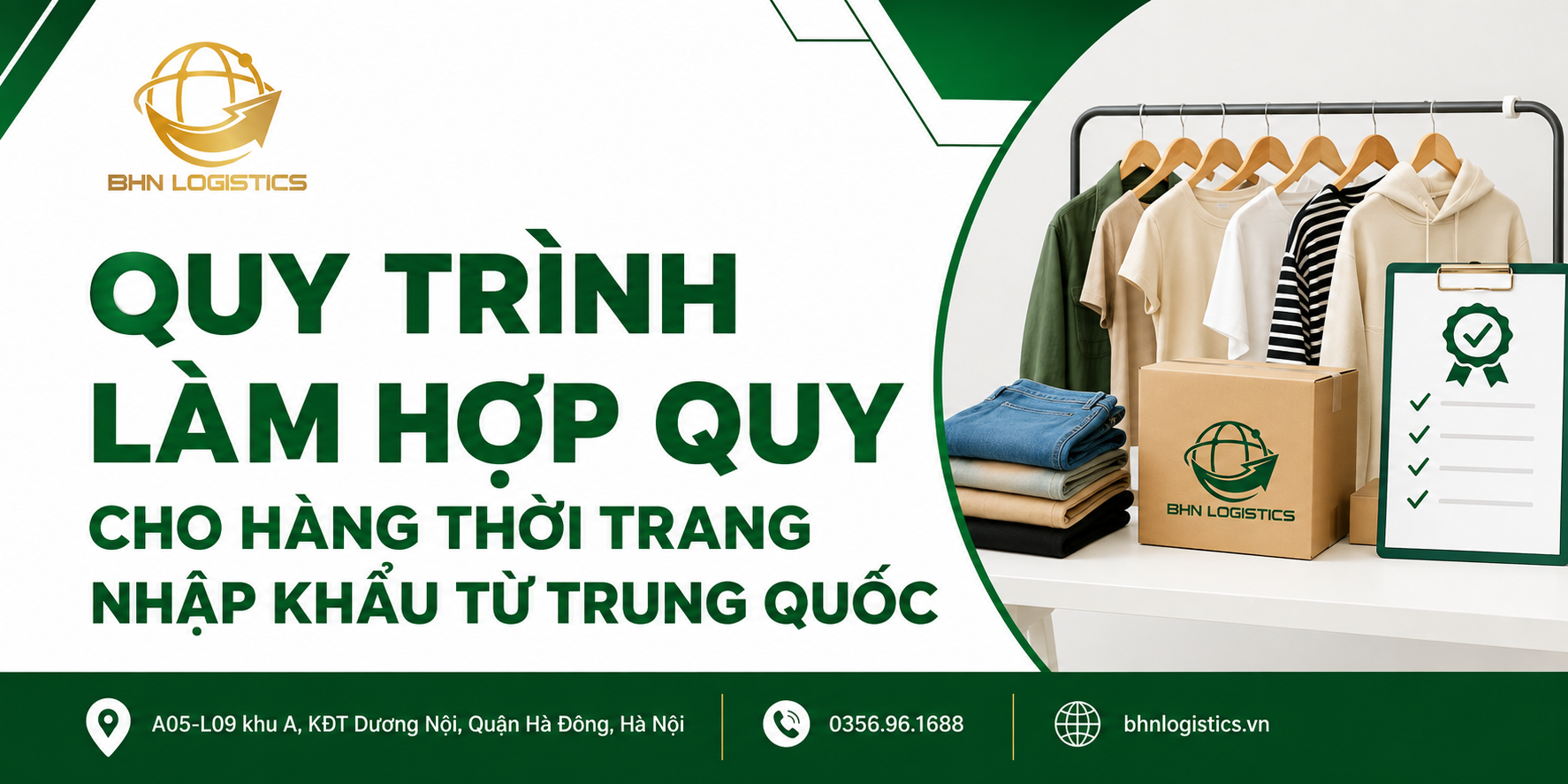 Quy trình làm hợp quy hàng thời trang nhập khẩu từ Trung Quốc