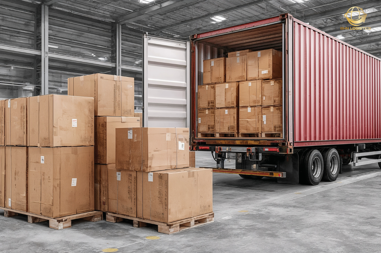 Ghép container chính ngạch giúp tổ chức vận chuyển hàng thương hiệu 
