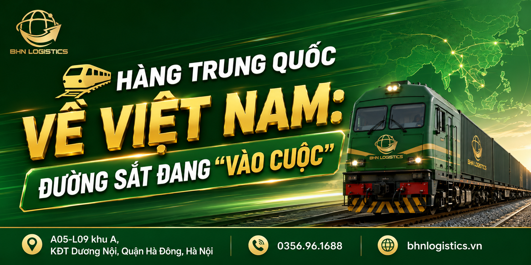 Vận chuyển Trung Việt bằng đường sắt đang mở thêm lựa chọn cho doanh nghiệp nhập hàng Trung Quốc.