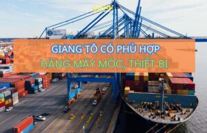 Nhập hàng Trung Quốc ghép container chính ngạch với máy móc