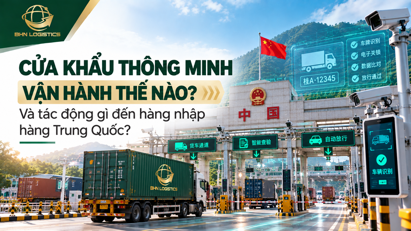 Nhập hàng Trung Quốc qua cửa khẩu thông minh